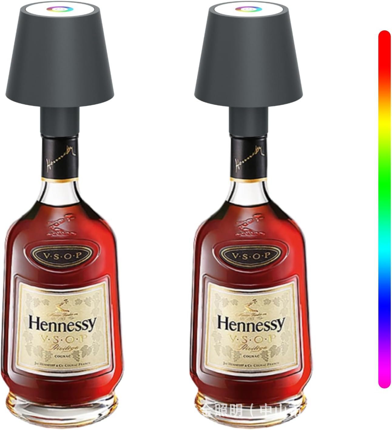 LED酒瓶充电台灯床头高级感创意酒吧小夜灯瓶盖氛围灯餐厅酒头灯详情5