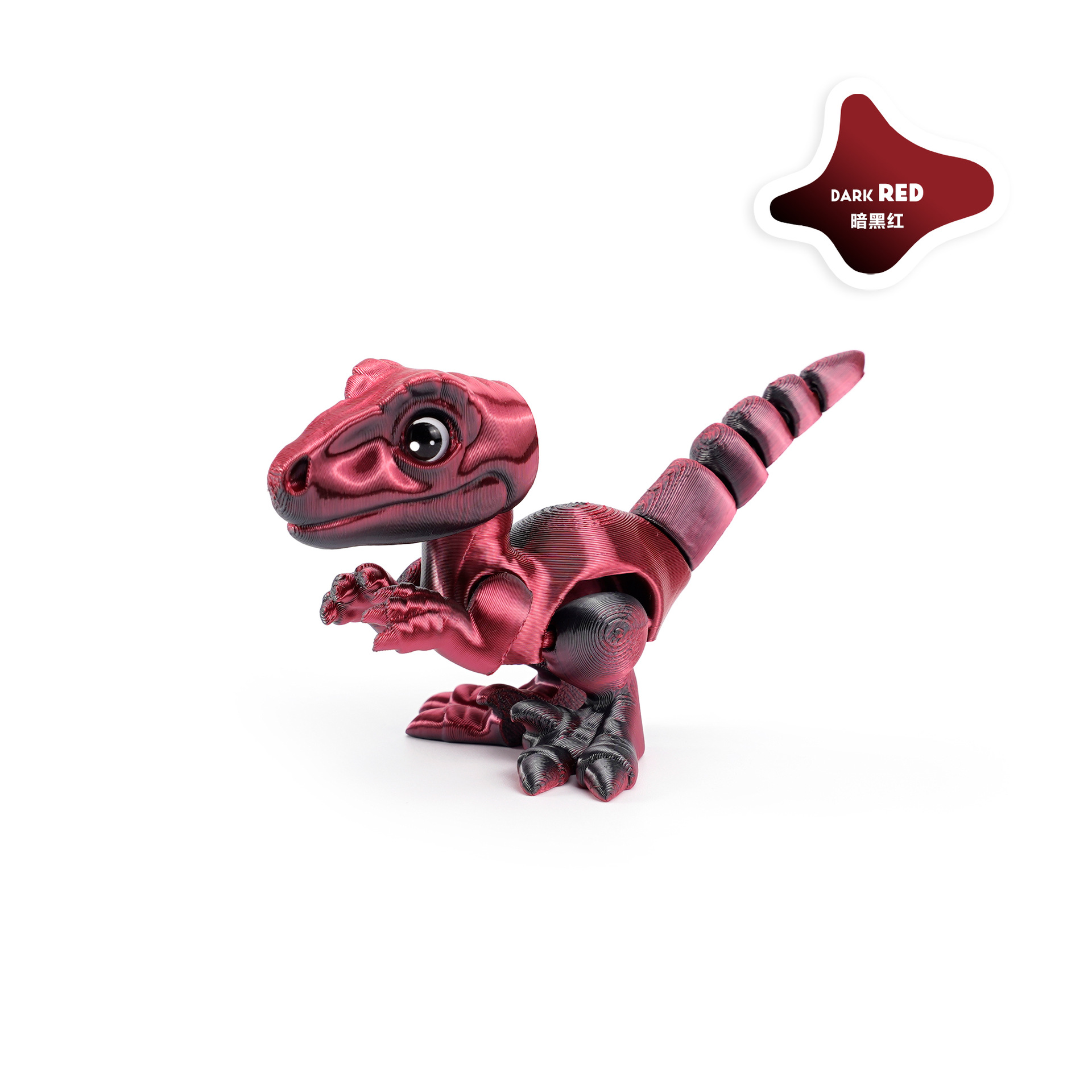 3D打印跨境专供爆款旋风迅猛龙恐龙系列趣味玩具摆件手办礼物趣味详情9