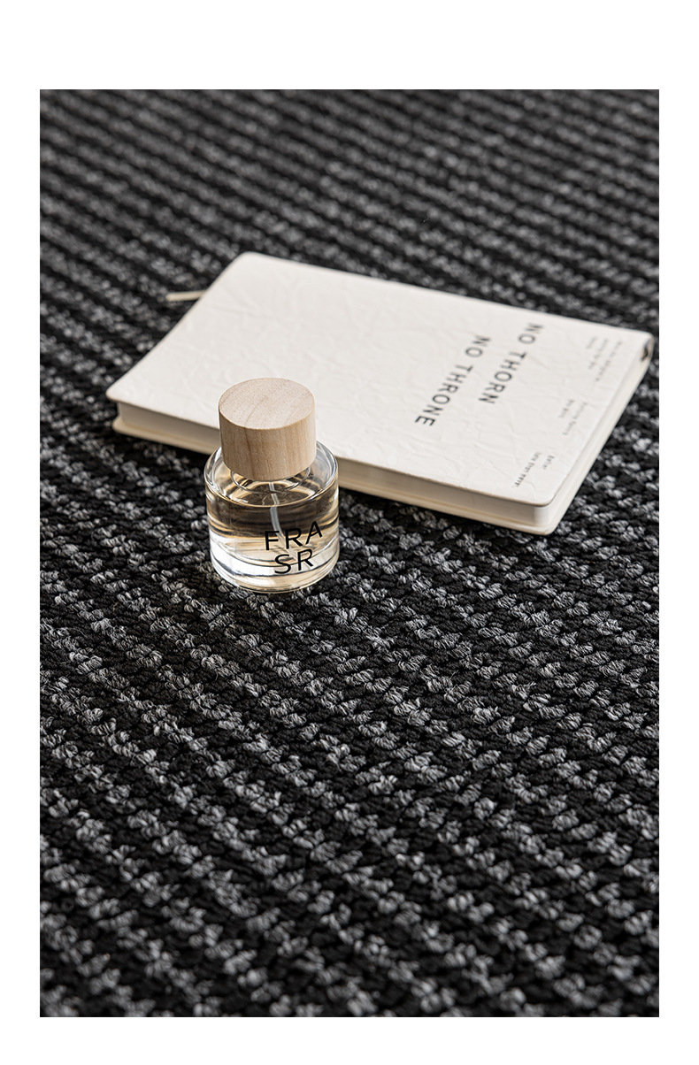 Cream-style solid-color bed carpet for the bedroom, imitation fencing to prevent cat scratches, photo studio, soundproof, thickened woven floor mat pic 40