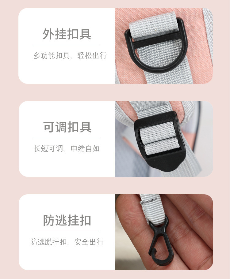 Portable breathable double-shoulder cat bag, foldable cat bag for outdoor travel pic 21
