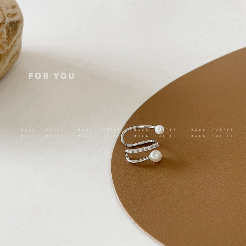 韩国小众设计感冷淡风耳夹无耳洞耳骨夹时尚气质简约波浪耳环耳饰详情12