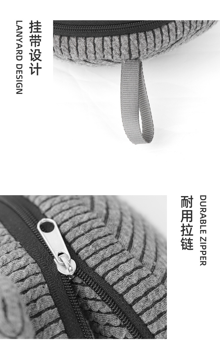 Cross-border multi-functional eye mask and neck pillow sleep wonder 2-in-one cartoon cute storage eye mask and neck pillow set pic 4