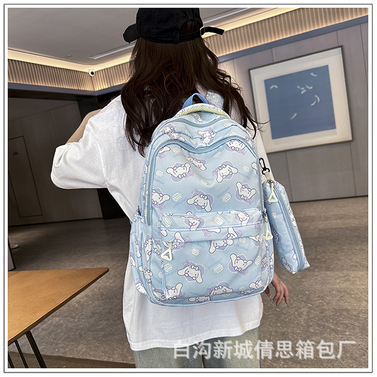 小学生护脊书包3-6年级儿童卡通印花书包大学女大容量耐脏双肩包详情19