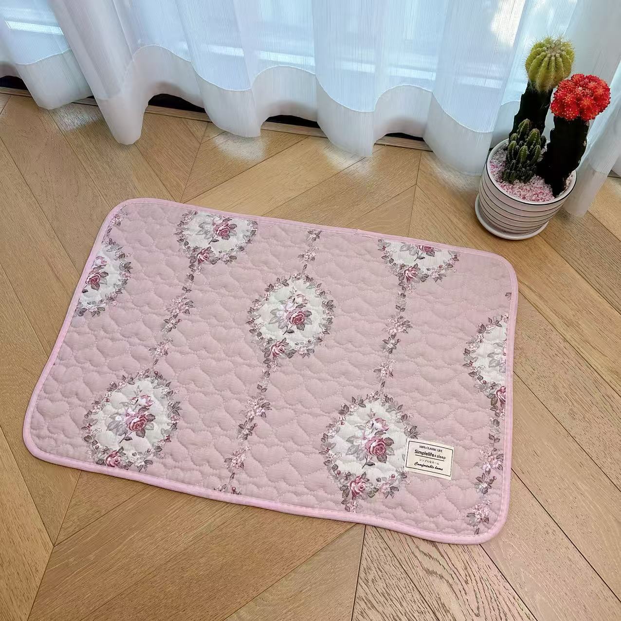 New style floor MATS, Korean-style pure cotton quilted carpet floor MATS, entrance door MATS, dust-proof floor MATS, waterproof and anti-slip pet MATS pic 12