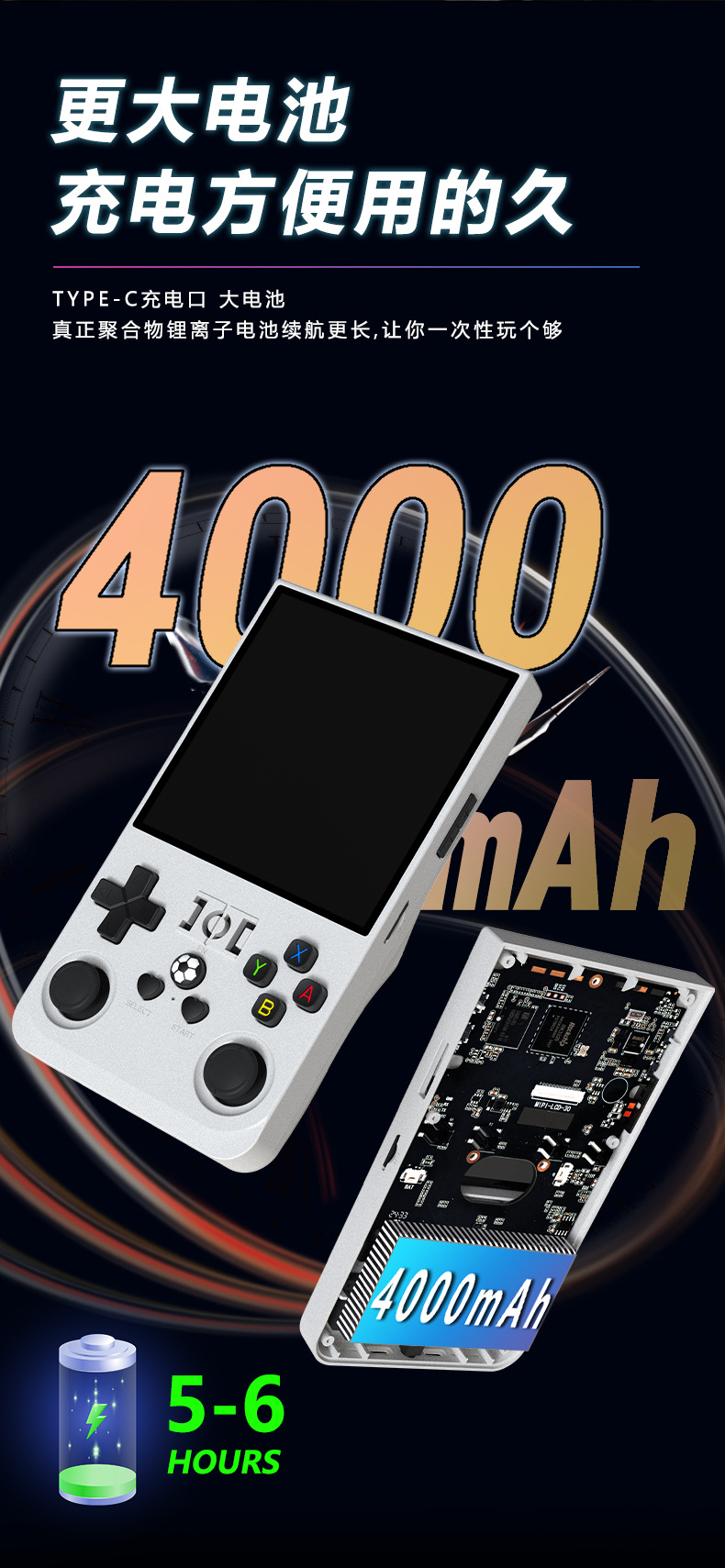 Открытый игровой приставка R36MAX с открытым исходным кодом, двухдюймовый двухдюймовый аркадный аркадный автомат PSP pic 6