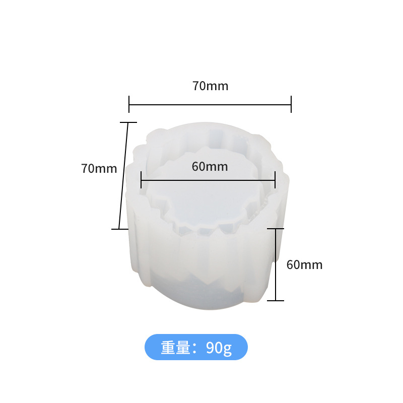 diy水晶滴胶模具冰山收纳盒手工摆件镜面石烛台硅胶模具详情4