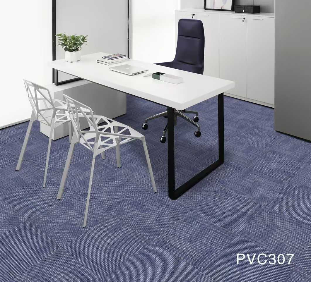 绿生新材料办公室地毯PVC底丙纶方块地毯加厚耐磨拼接地毯写字楼直播间地毯模块化拼接地毯环保无异味多色可选随心搭配PVC打详情4