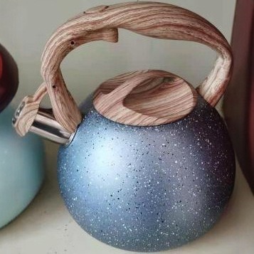 亚马逊热销不锈钢鸣笛水壶木纹提手不锈钢叫壶燃气电磁炉通详情3