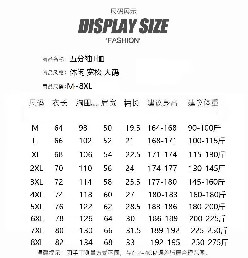 Negro heavy pound manga corta camiseta hombre plus fat plus tallas hombre verano acero estampado tridimensional holgado cuello redondo top trendy pic 4