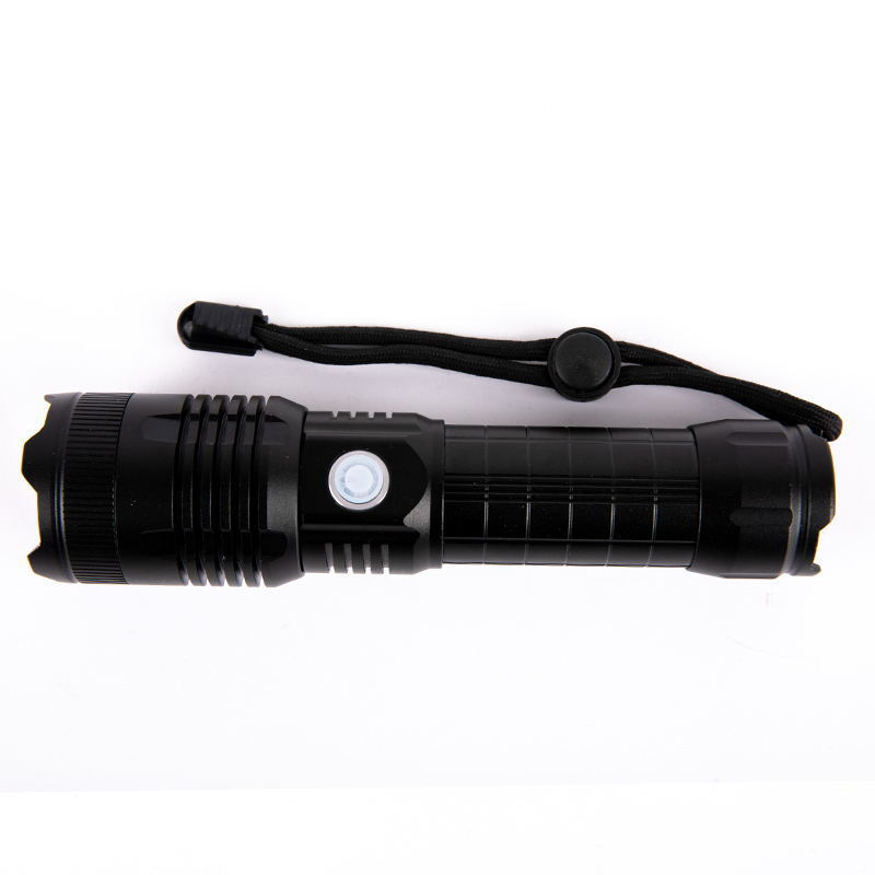 跨境新款XHP50强光手电户外防身铝合金大功率USB充电强光电筒P70详情11