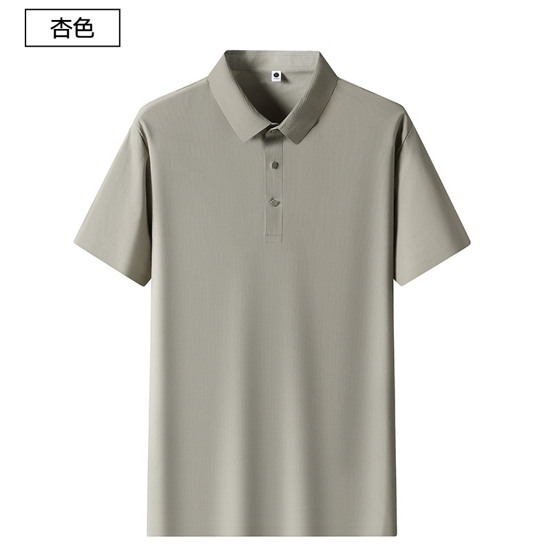 2025年新品上线夏季休闲商务薄款T恤衫上衣男士冰丝短袖POLO衫详情26