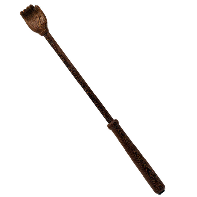 Chicken wing wood back massage device, solid wood dual-purpose fitness hammer, no need to tickle or scratch, wooden craft gift wholesale pic 8