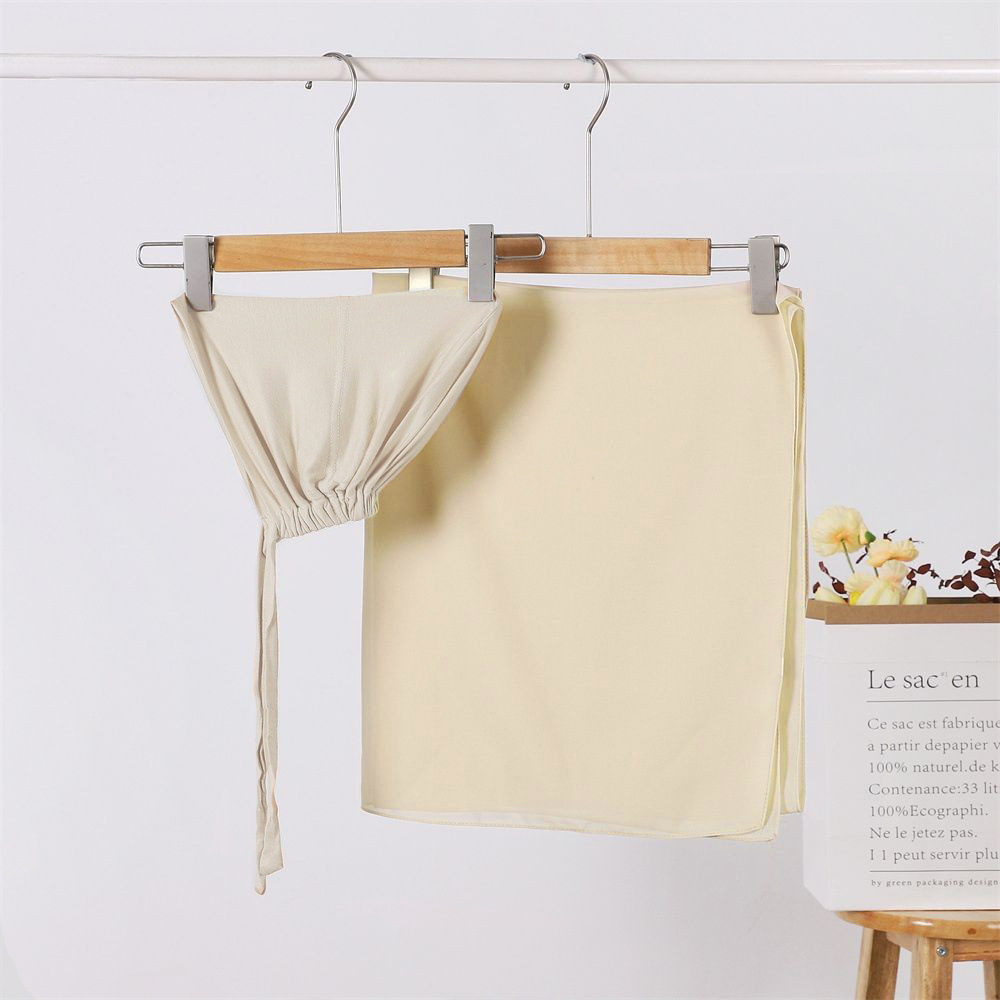 Adjustable small cap and chiffon headscarf one-piece set, multi-color in-stock scarf, Middle East Malaysia headscarf pic 11