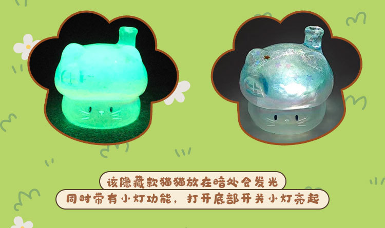 Cat PAI Fantasy Mushroom Series Blind Box DIY Decorative Resin Small Ornaments Cartoon Cute desktop ornaments pic 14