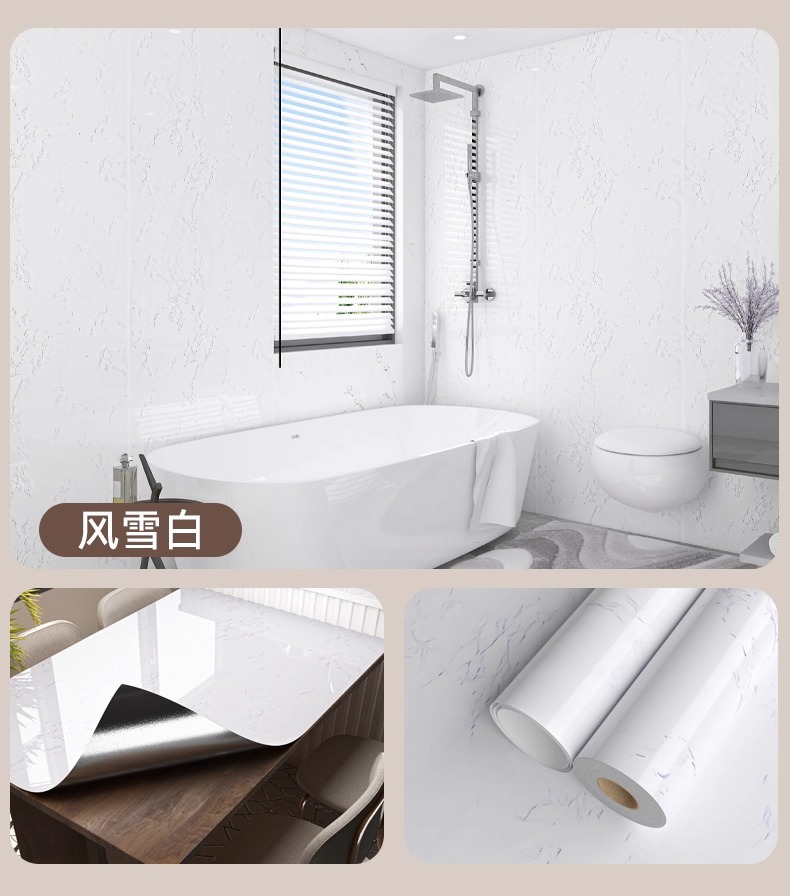 大理石厨房防油贴纸耐高温瓷砖墙贴油烟机橱柜灶台防水防油自粘详情15