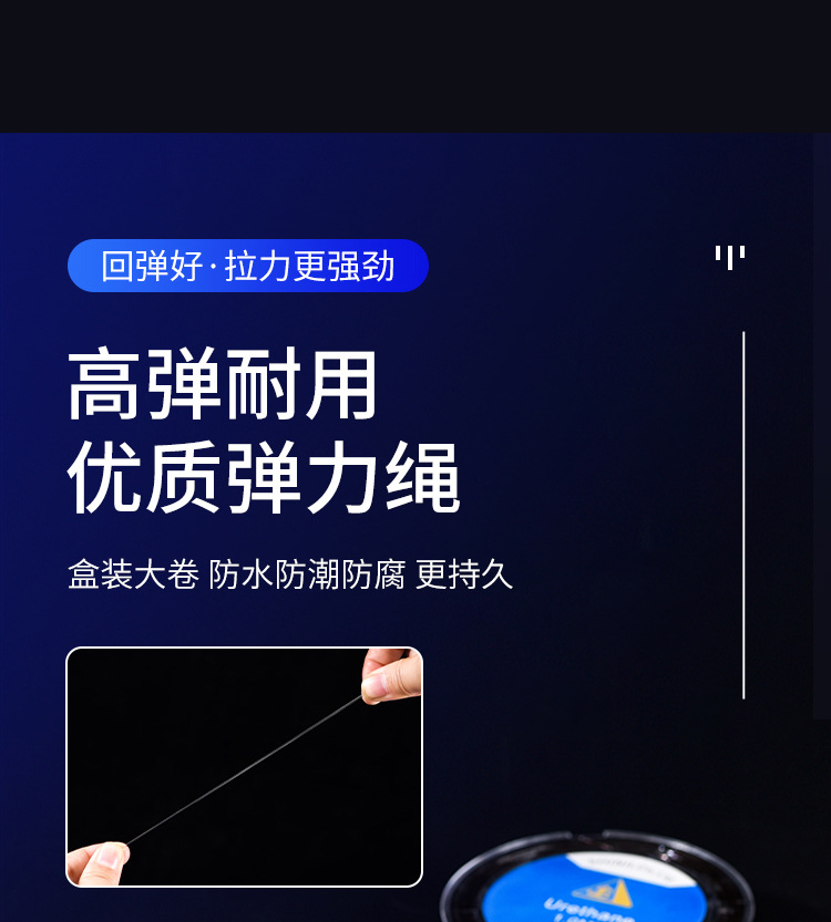 The Korean round ox tendon string bracelet features a loose and tight rope, transparent elastic string, and crystal string with beads, which is strong and wear-resistant pic 9