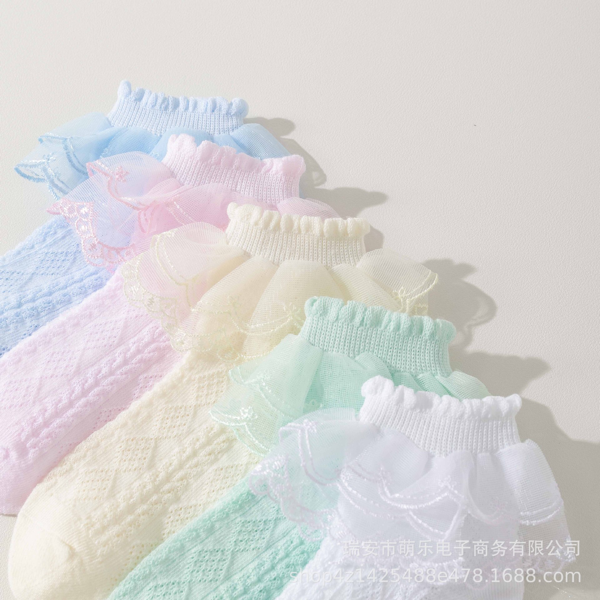 儿童拉丁舞舞蹈花边袜女童蕾丝薄款公主袜棉春秋夏白色花边袜女详情6
