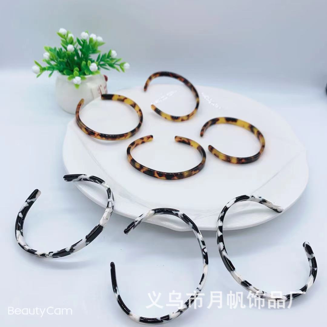 韩版复古文艺个性 醋酸手镯 网红同款开口手镯可来样制做厂家直供详情5