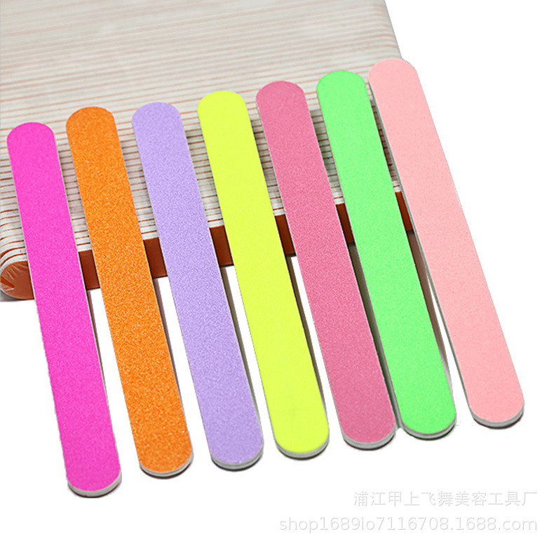 多巴胺系列彩色指甲锉美甲师专用双面指甲修型条打磨条美甲搓条批详情10