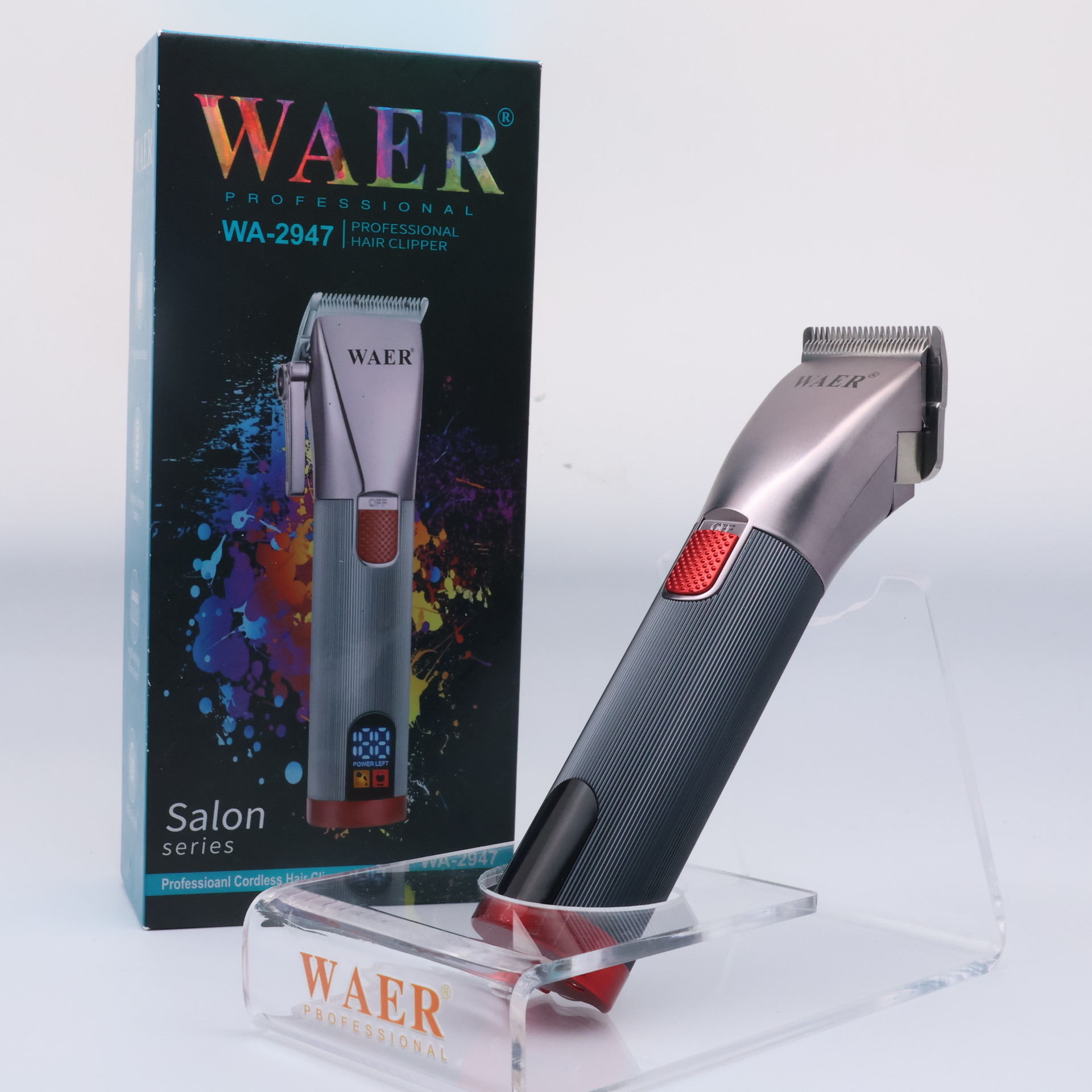 WAER新款电动理发剪雕刻不锈钢电推剪发廊专用大功率专业款电推子详情16