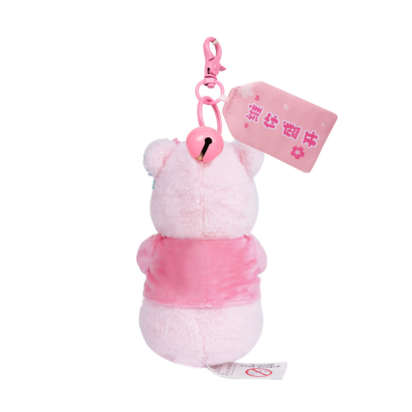 正版迪士尼挂件史迪奇公仔玩偶草莓熊毛绒玩具朱迪尼克书包挂饰女详情12