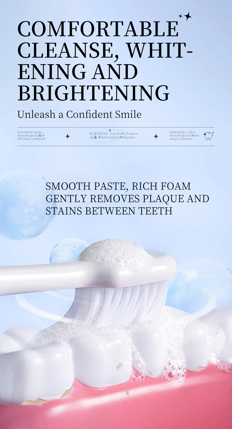 KORMESIC all-English oral care Teeth Clear Breath toothpaste toothpaste Oral cleansing pic 22