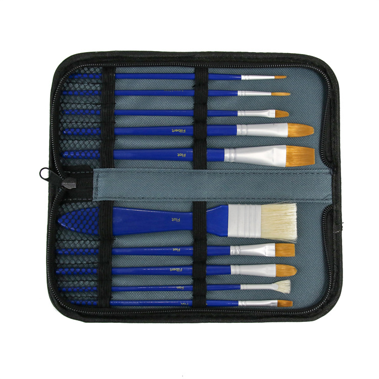 Yalong Classic Professional Painting 11-piece Set of Acrylic oil painting and watercolor Brush Kit pic 1