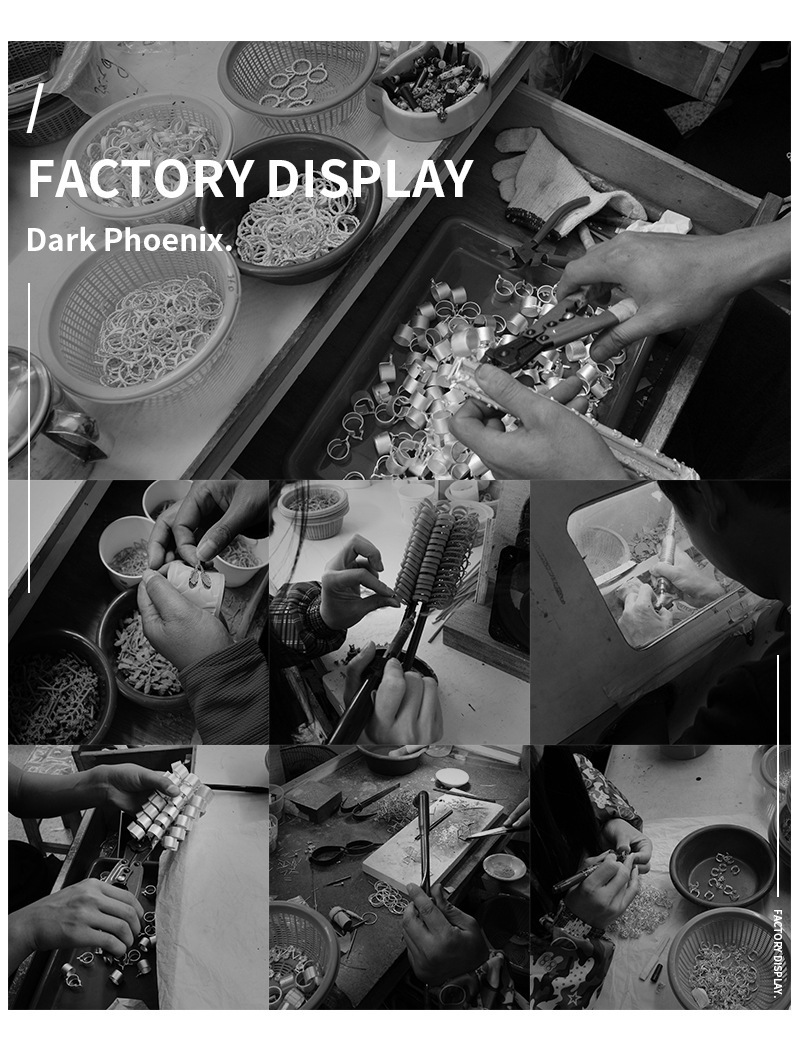 YEA492 Korean version S925 sterling silver earrings, minimalist geometric circular ring earrings, ear buckles, niche and elegant silver earrings pic 15