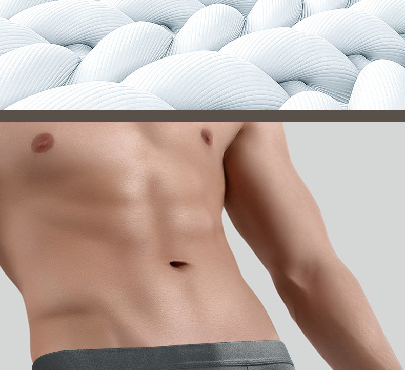 【3条装】男士内裤7A级抗菌四角裤大码男生平角裤高档男款短裤详情11