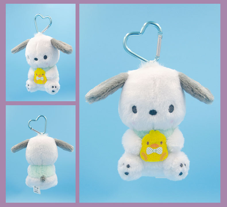 正版长亿三丽鸥坐姿波点kitty挂件好朋友美乐蒂玉桂狗吊饰批发详情10