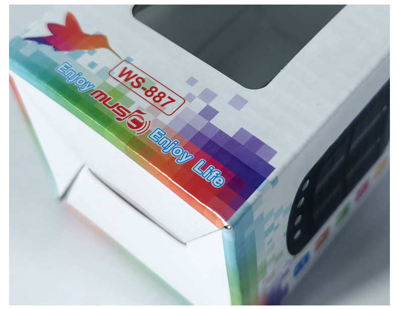 Customized anti-drop corrugated color box for Bluetooth audio and digital products, export hats, fans, kraft paper packaging box pic 12