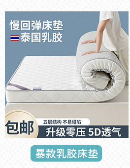New upgraded latex mattresses, rental home floor sleeping pads, student thickened tatami mattresses, dormitory soft cushions wholesale pic 3