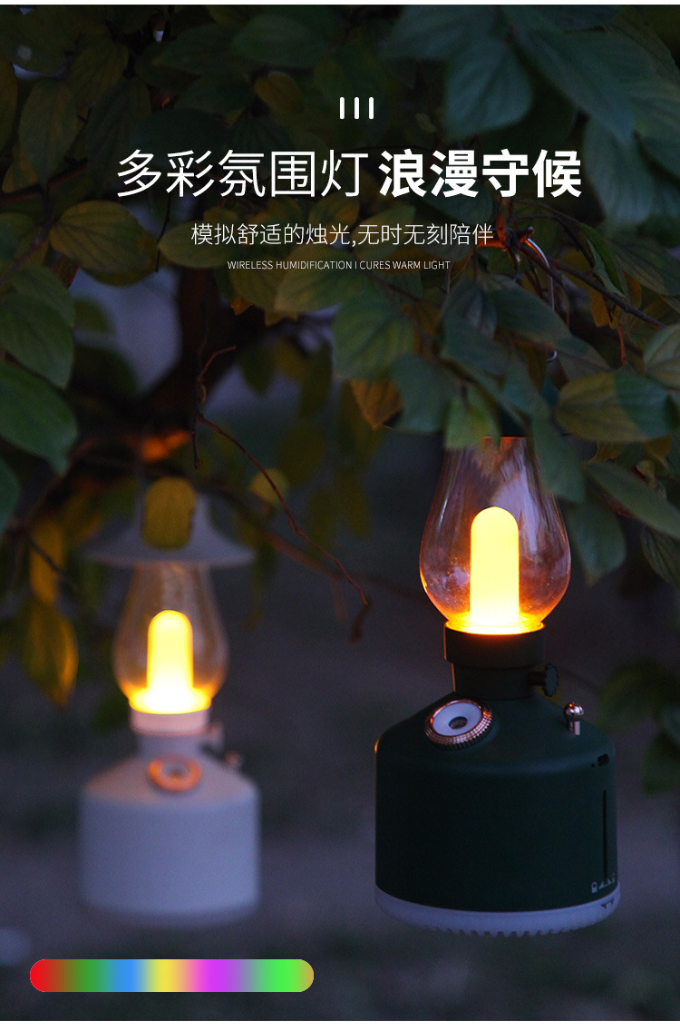 新款户外露营灯加湿器	humidifier卧室香薰大容量便携家用加湿器加湿器详情6