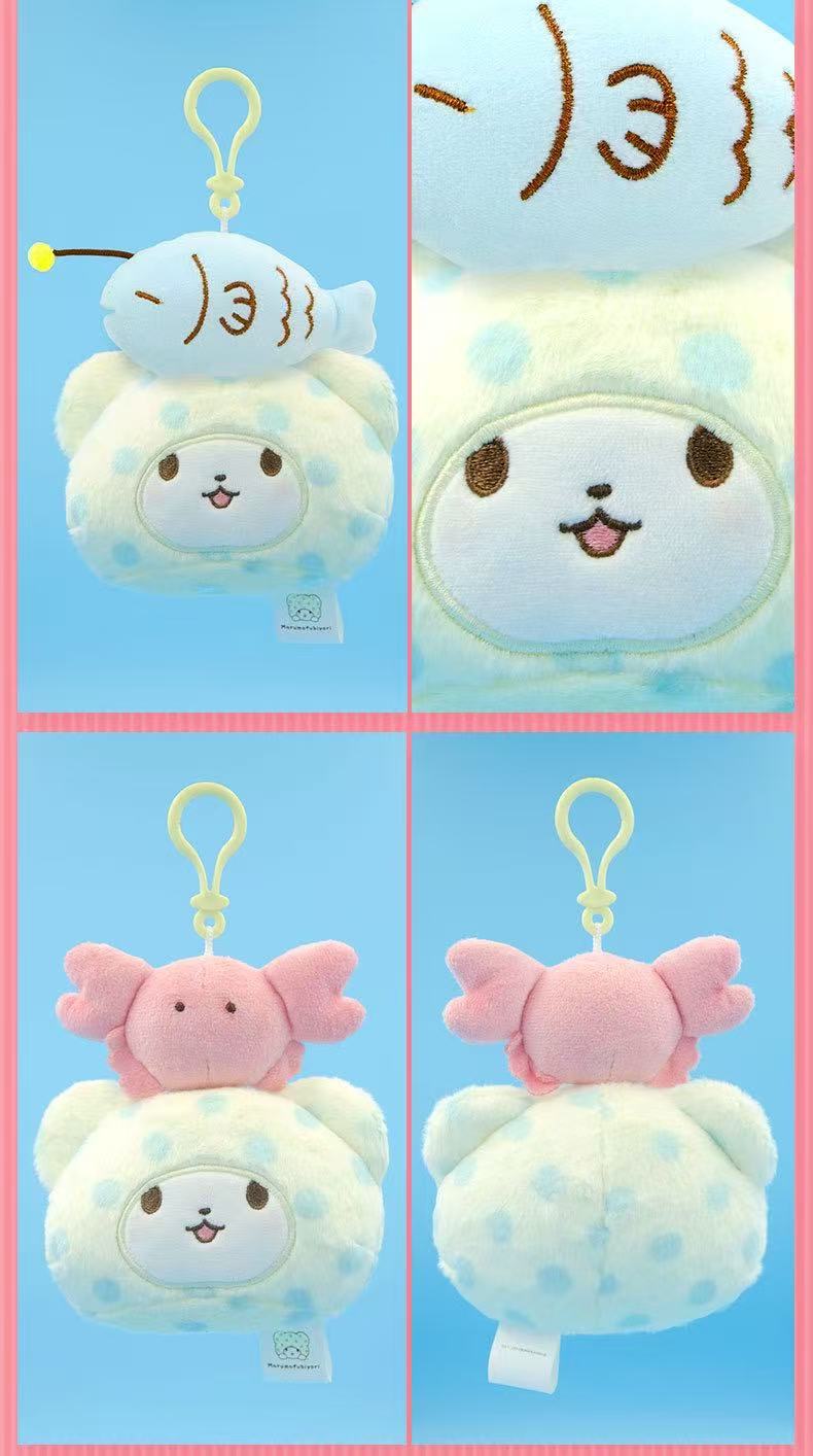 三丽鸥正版授权长亿库洛米美乐蒂半鱼毛绒公仔挂件背包钥匙扣KT猫详情7