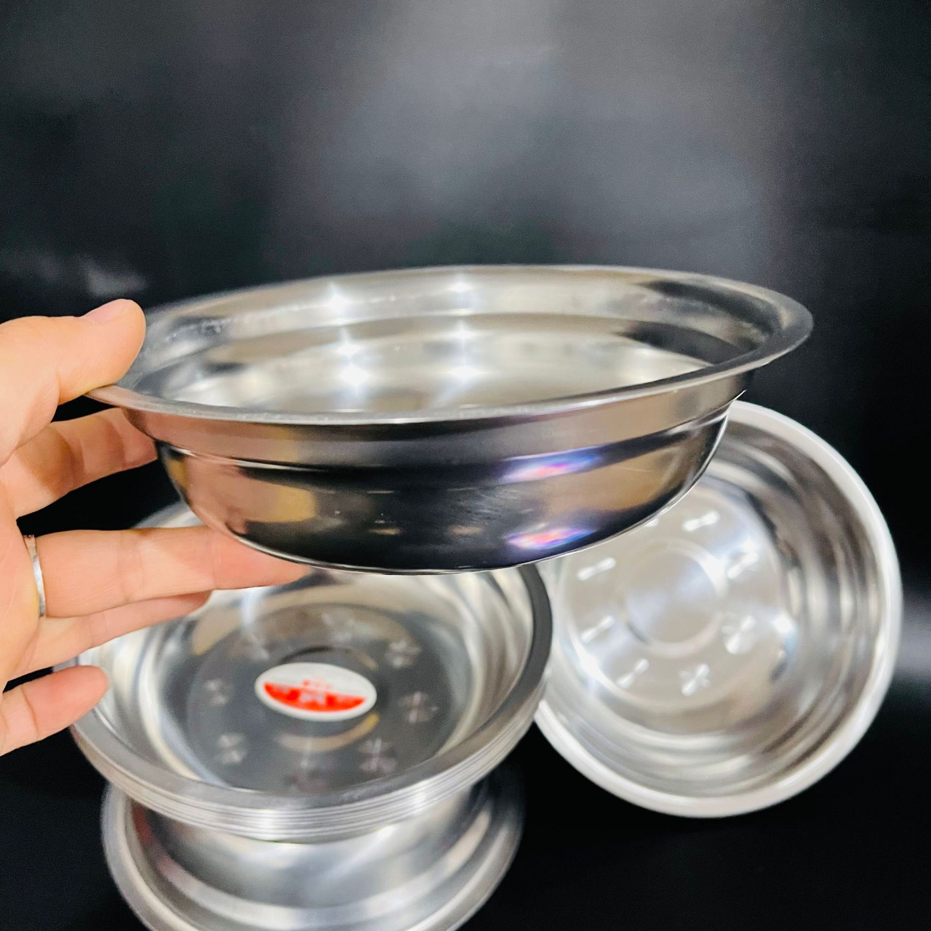 【2-10区】18汤碗 10/包 800/件18汤碗大汤碗金属日常家用盆子食堂酒店餐饮用汤碗2元货源批发详情5