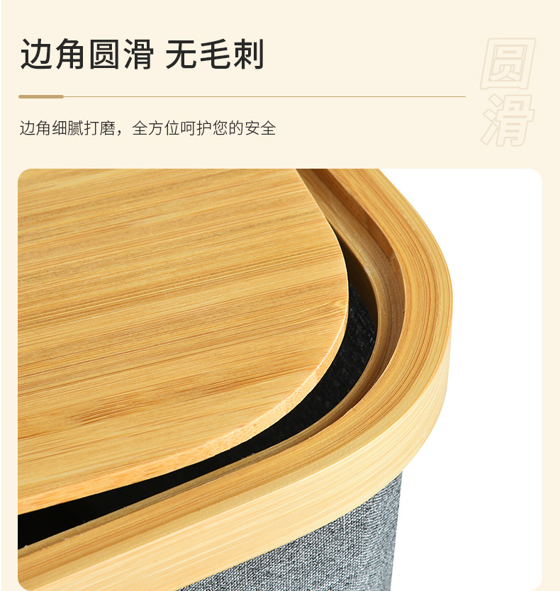 现货脏衣篓可折叠脏衣篮浴室卫生间洗衣篮家用收纳盒阳台收纳篮详情9