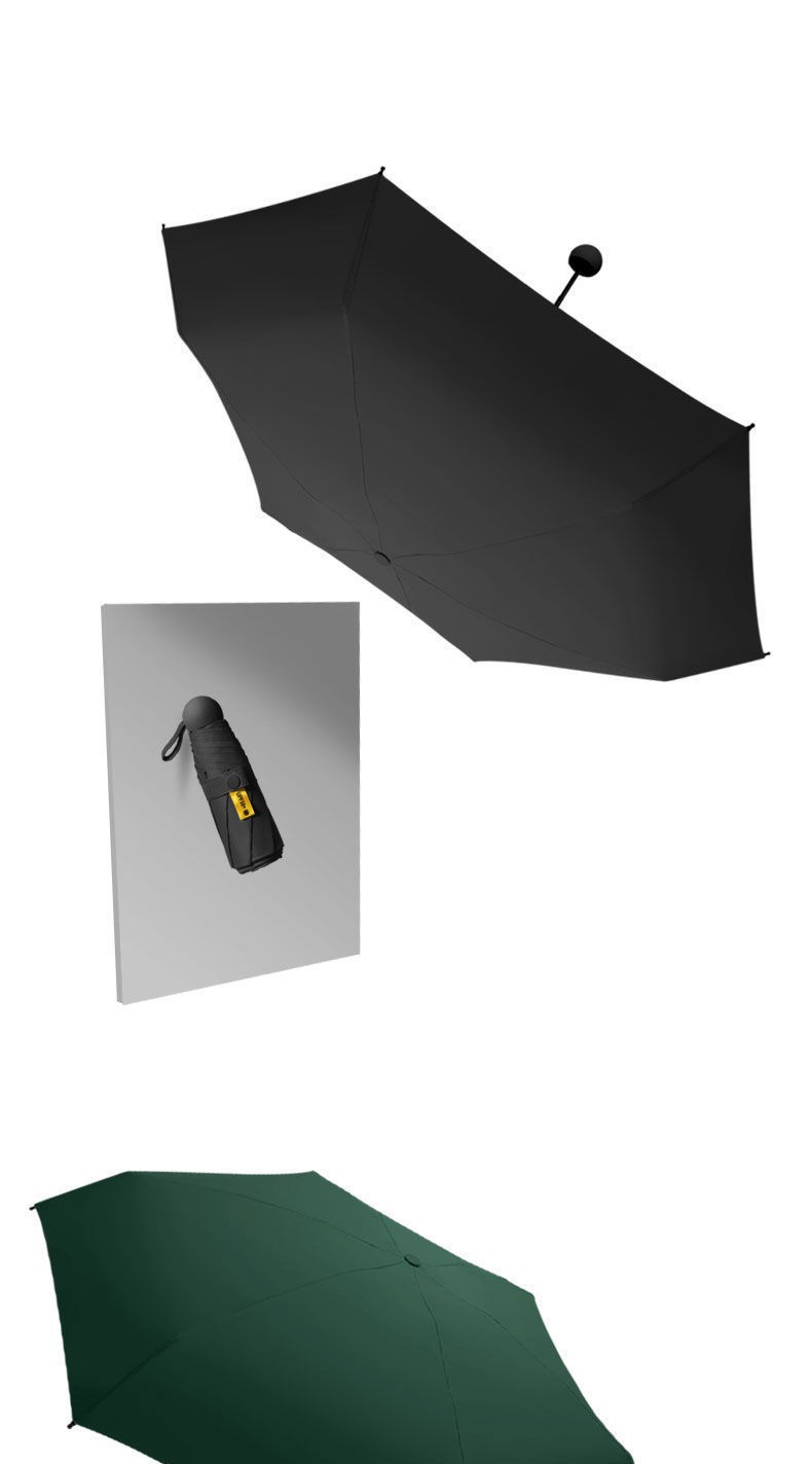 小巧便携女晴雨伞学生女防紫外线遮阳伞黑胶折叠防晒太阳伞现货详情18