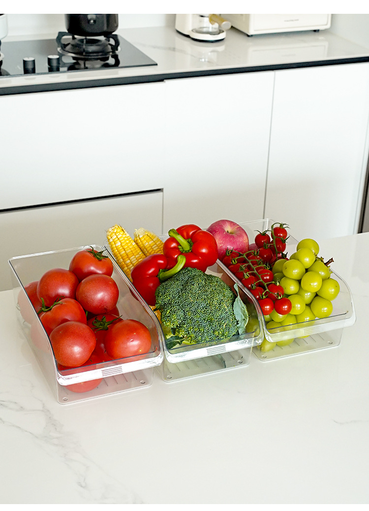 冰箱收纳盒抽屉式食品整理盒家用厨房蔬菜水果分装盒大容量储物盒详情17