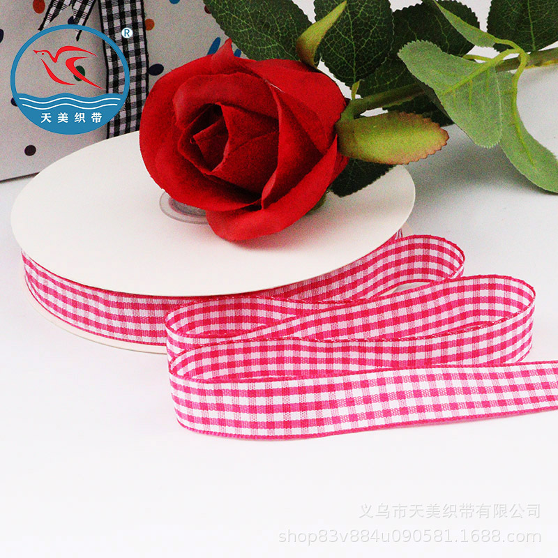1.5 cinta de celosía milky bird plaid cinta decorativa para hornear pastel cinta de arco material de bricolaje cinta de celosía cinta de regalo pic 32