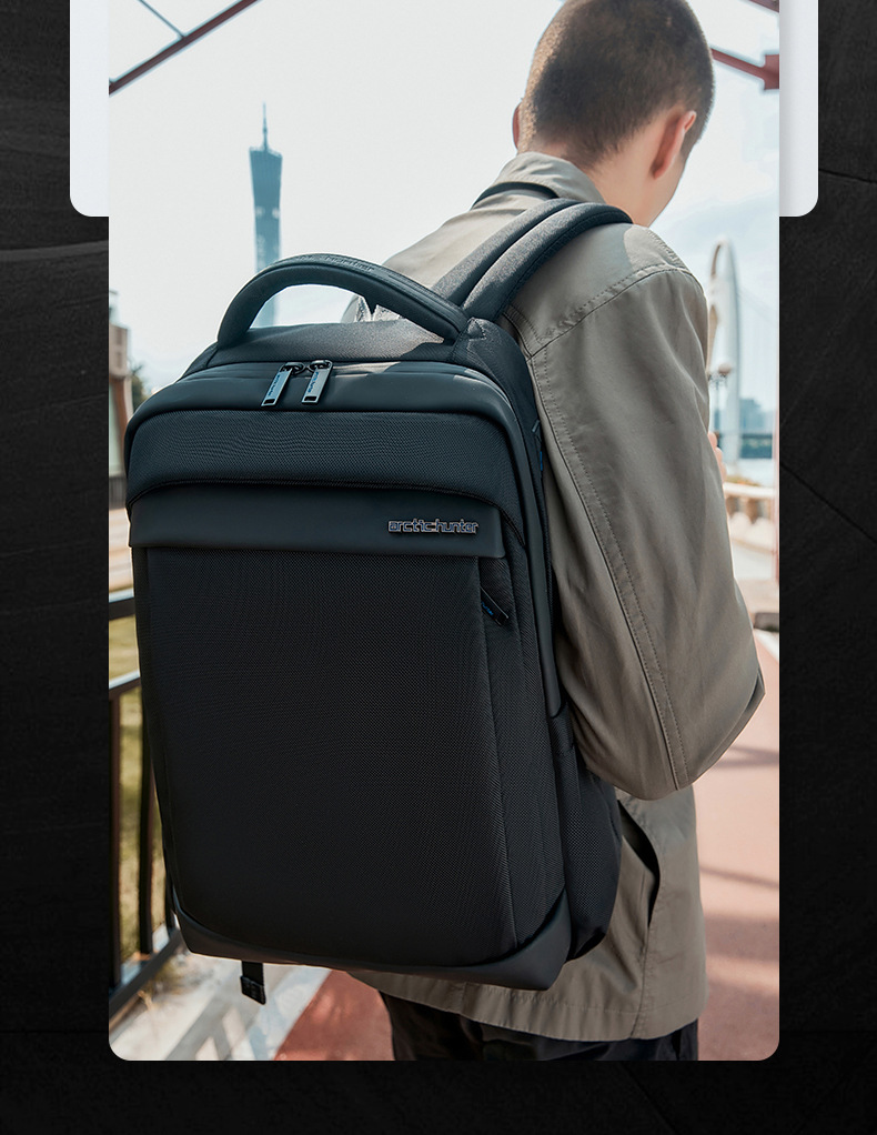 Mochila de negocios de viaje de cazador ártico para hombres bolsa de computadora portátil premium sense mochila de viaje de gran capacidad pic 19