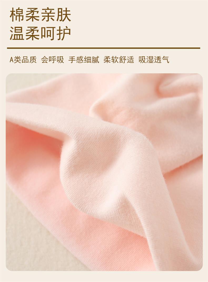 秋冬月子帽双层纯棉产妇坐月子保暖防风帽子孕妇帽时尚可爱小熊帽详情2