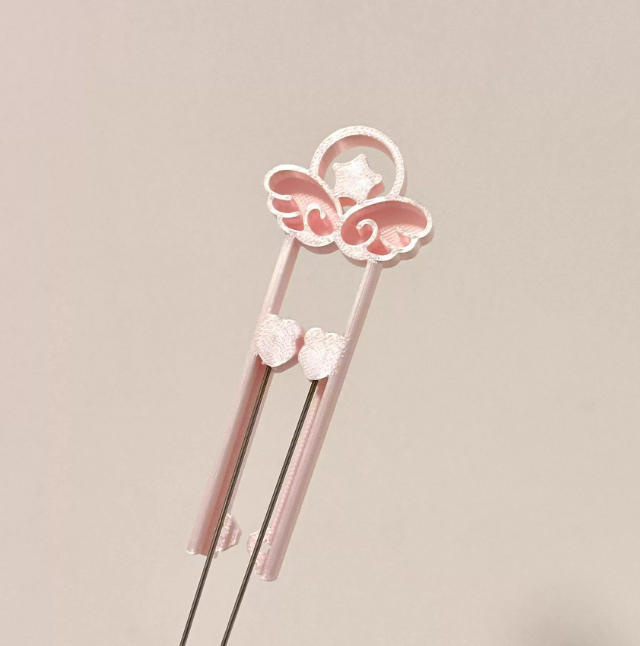3d printed high appearance level Magical Girl Sakura Bean Spade Magical Girl Sakura Bean Pen and Bean Spade two-piece set pic 9