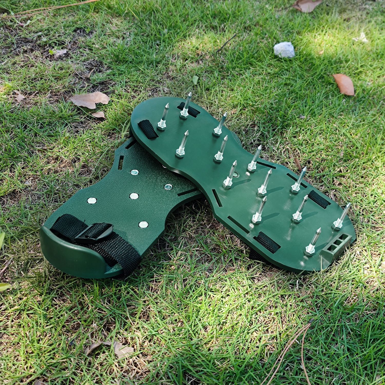 Garden grass loosening soil 4.2CM grass spiked shoes, lawn inflatable loosening soil shoes, self-leveling epoxy garden tools pic 20