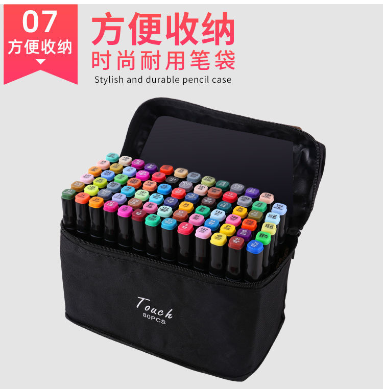 Touch Marker Pen 48 Color Double-headed alcohol oil-based art drawing pen Watercolor pen Color Pen Marker pen pic 12