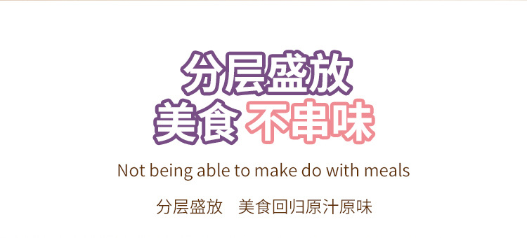 儿童卡通饭盒可微波炉加热便当盒小学生塑料儿童午餐盒定制详情13