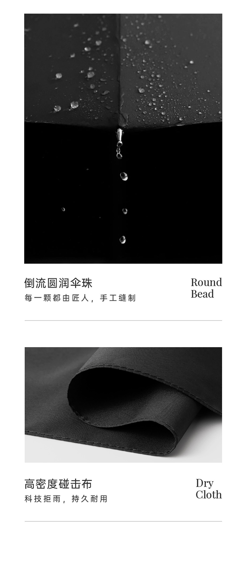 星宝新款商务伞长柄皮圈手柄素色27寸70cm16骨雨伞现货批发可印刷详情16