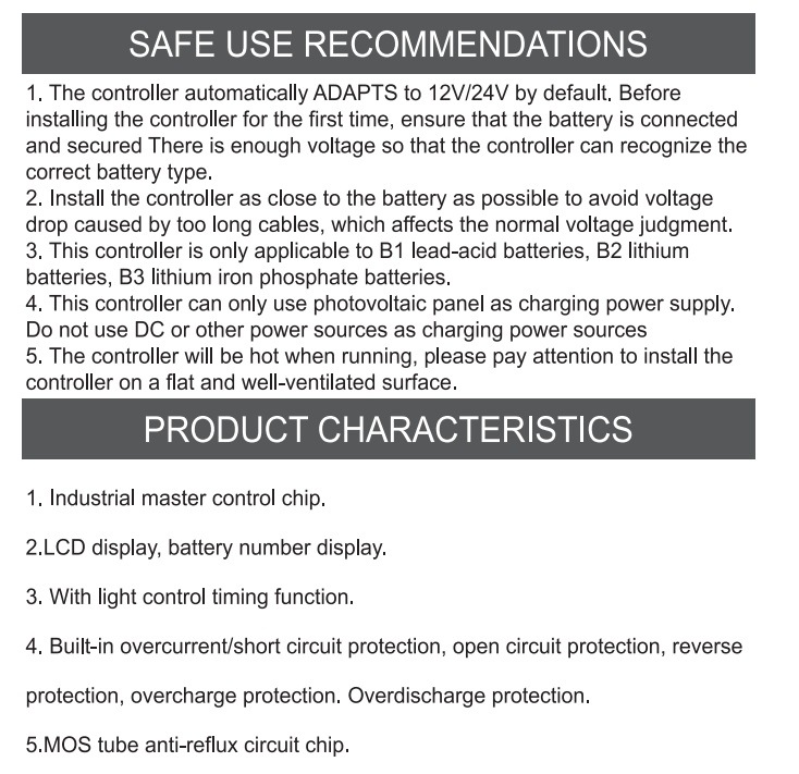 100A orange solar controller 12V24V photovoltaic power generation simple solar charging controller pic 1