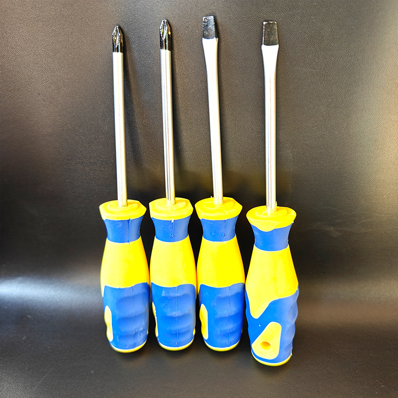 【 Packaging Area 】 4-inch Blue Huangbing screwdriver 450 yuan per piece. 4-inch blue Huangbing screwdriver, flat-head cross-shaped plum blossom screwdriver handle, anti-slip screwdriver, wholesale for 2 yuan pic 2