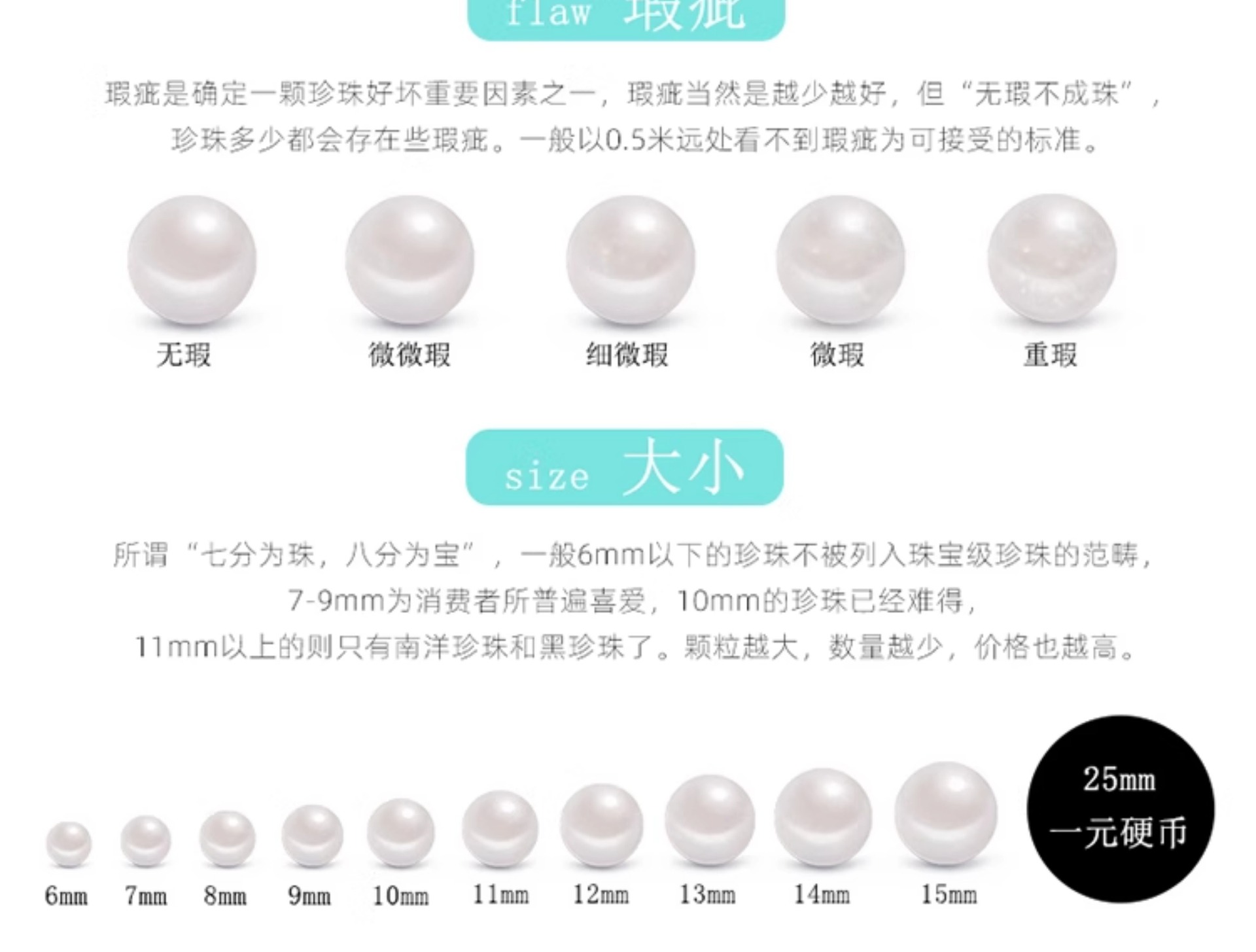 诸暨天然淡水珍珠小米珠项链baby链近圆极光锁骨链强光半成品diy详情8
