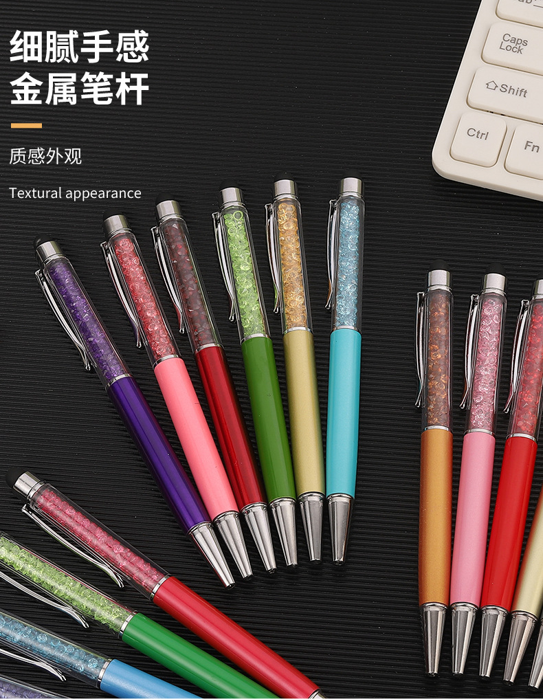 Wholesale crystal pens, metal pens, metal ballpoint pens, capacitive stylus pens, touchscreen pens and gift pens from the manufacturer pic 4